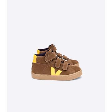 Coffee Kids' Veja ESPLAR MID SUEDE High Tops | AU 696LIS